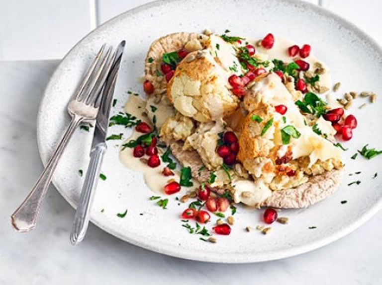 Roasted spiced cauliflower recipe by Chrissy Denton